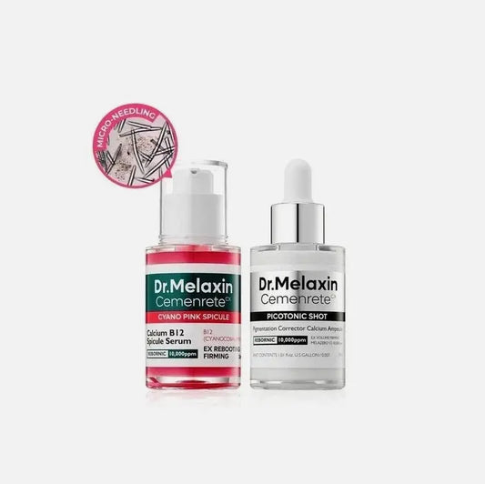 Dr.Melaxin Cemenrete Cyano Pink Spicule Serum with Calcium skin care Two set M msiltmsl-66 visbiome